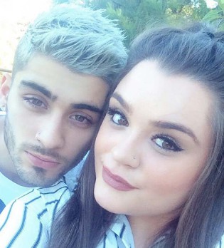 Doniya Malik with her brother Zayn Malik 